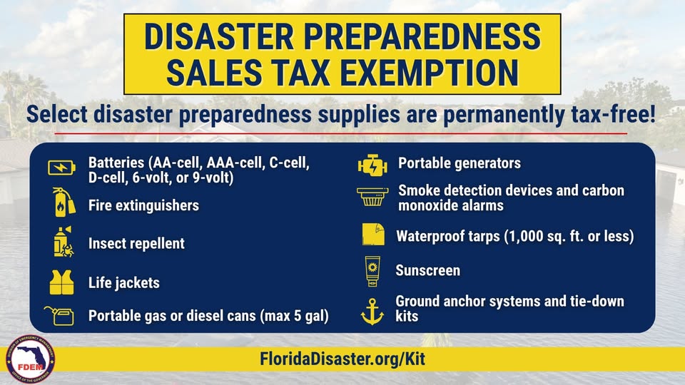 FDEM tax exemptions