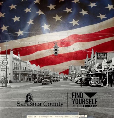 America 250 Sarasota with County Logo