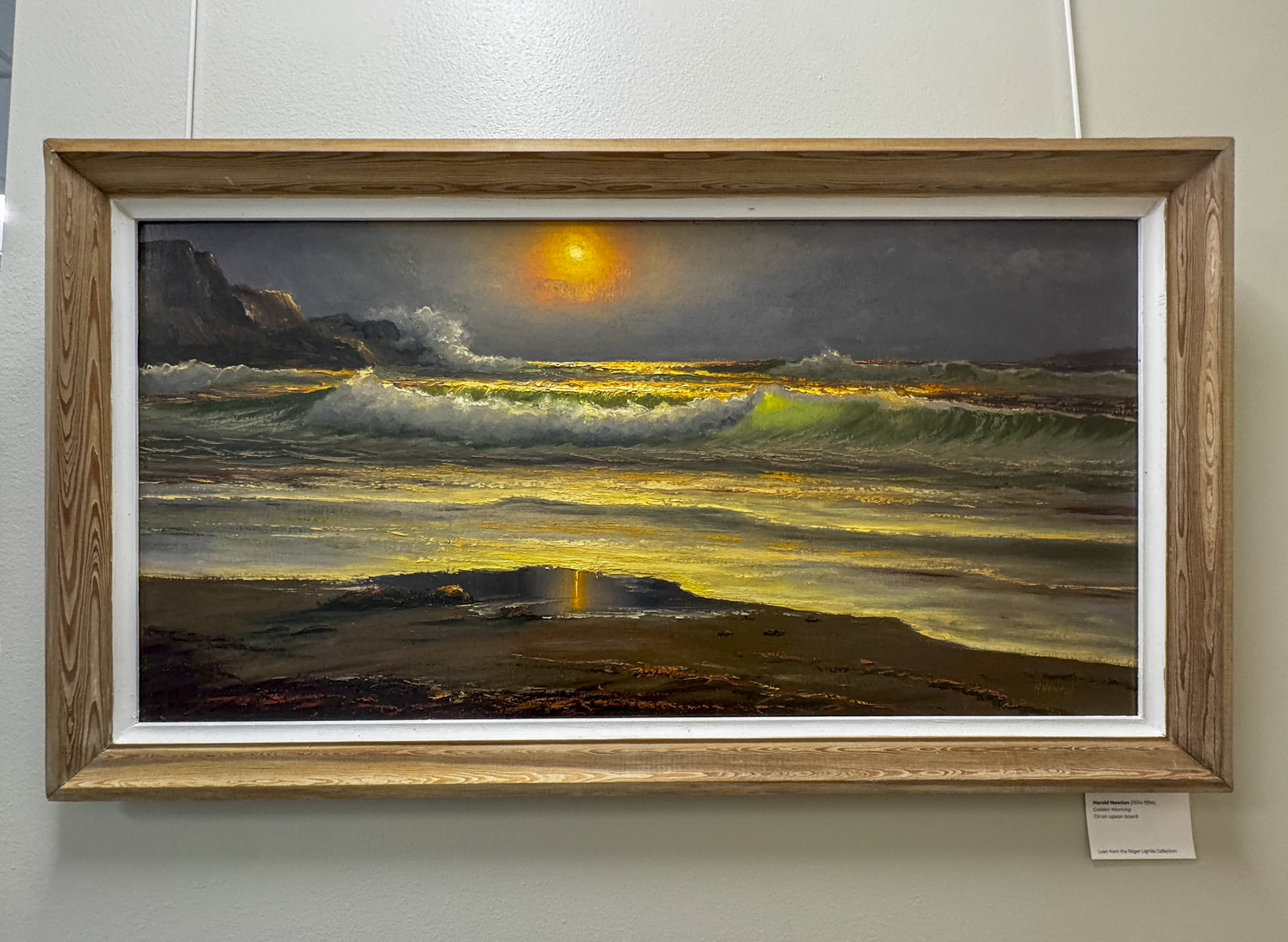 Painting by Harold Newton