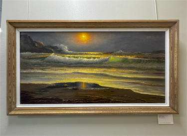Painting by Harold Newton