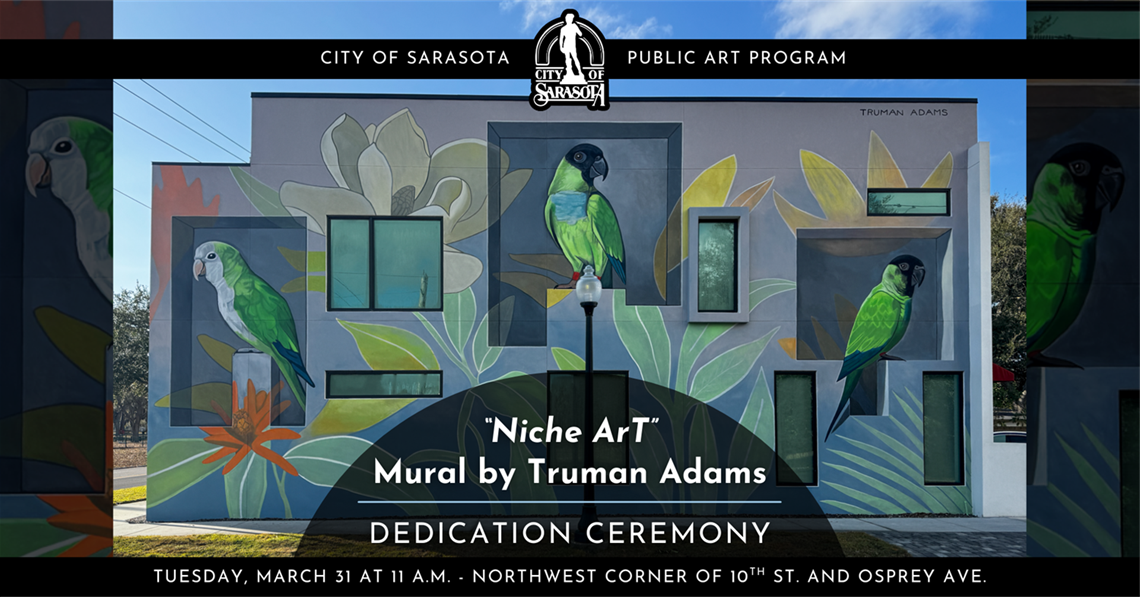 Niche Art Mural Dedication Ceremony - Event Banner
