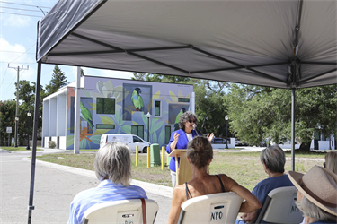 Niche Art Mural Dedication Ceremony