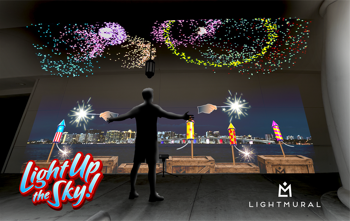 America 250: Light Up the Sky - An Interactive Public Art Experience
