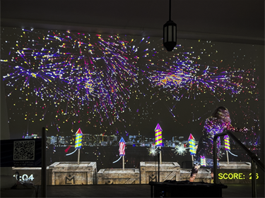 Light Up the Sky Interactive Art Experience