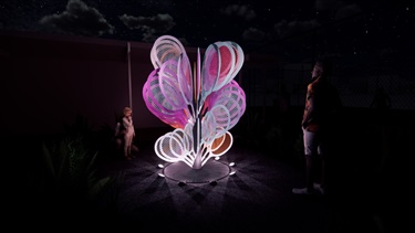 Concept design for SWING sculpture by Michael DiCarlo