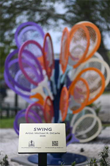 SWING by Michael DiCarlo Dedication Ceremony - July 30, 2026 - Photo by Dylan Jon Wade Cox