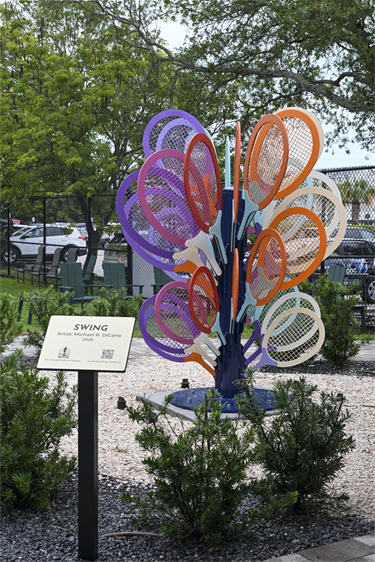 SWING by Michael DiCarlo Dedication Ceremony - July 30, 2026 - Photo by Dylan Jon Wade Cox