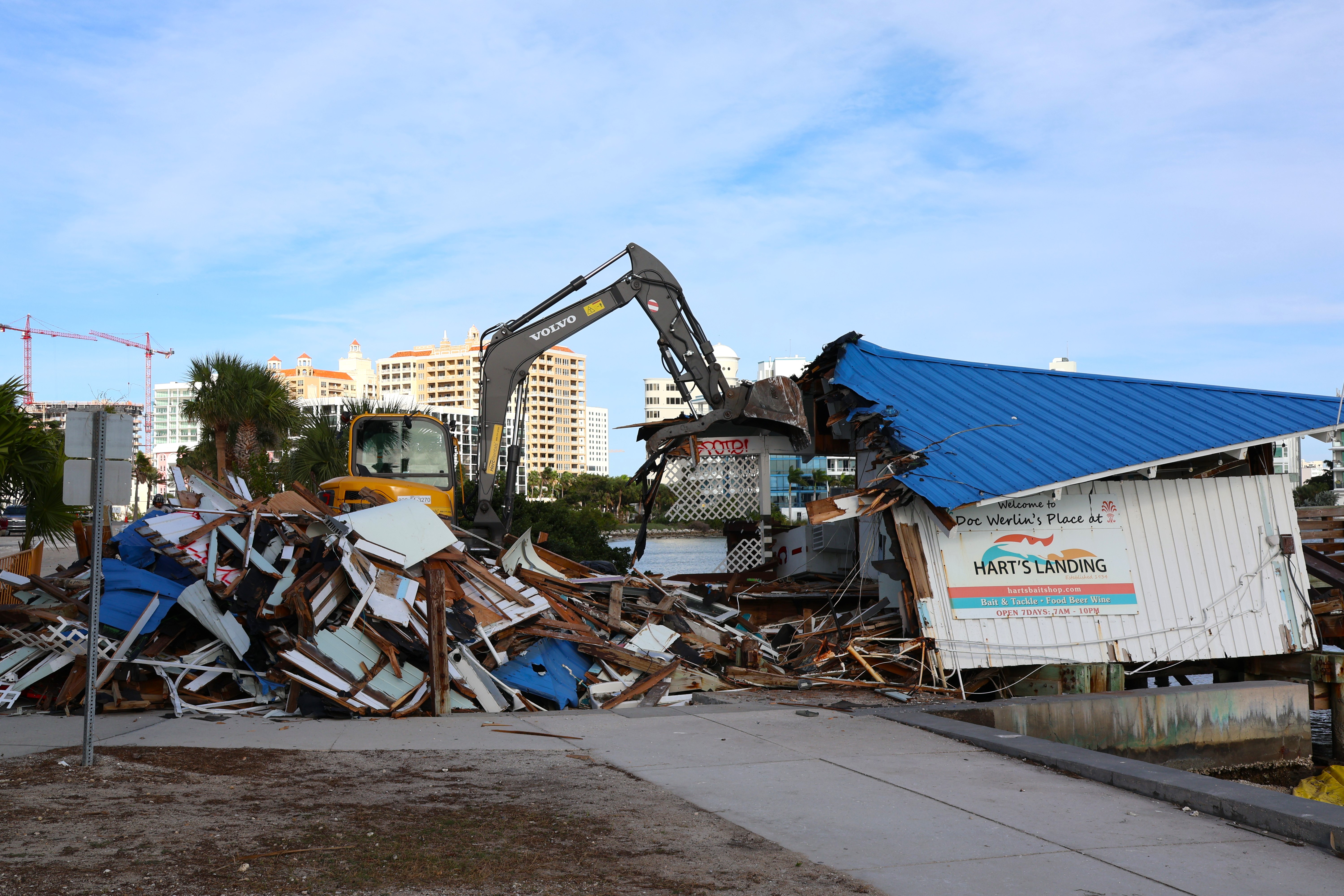 Hart's Landing demolition