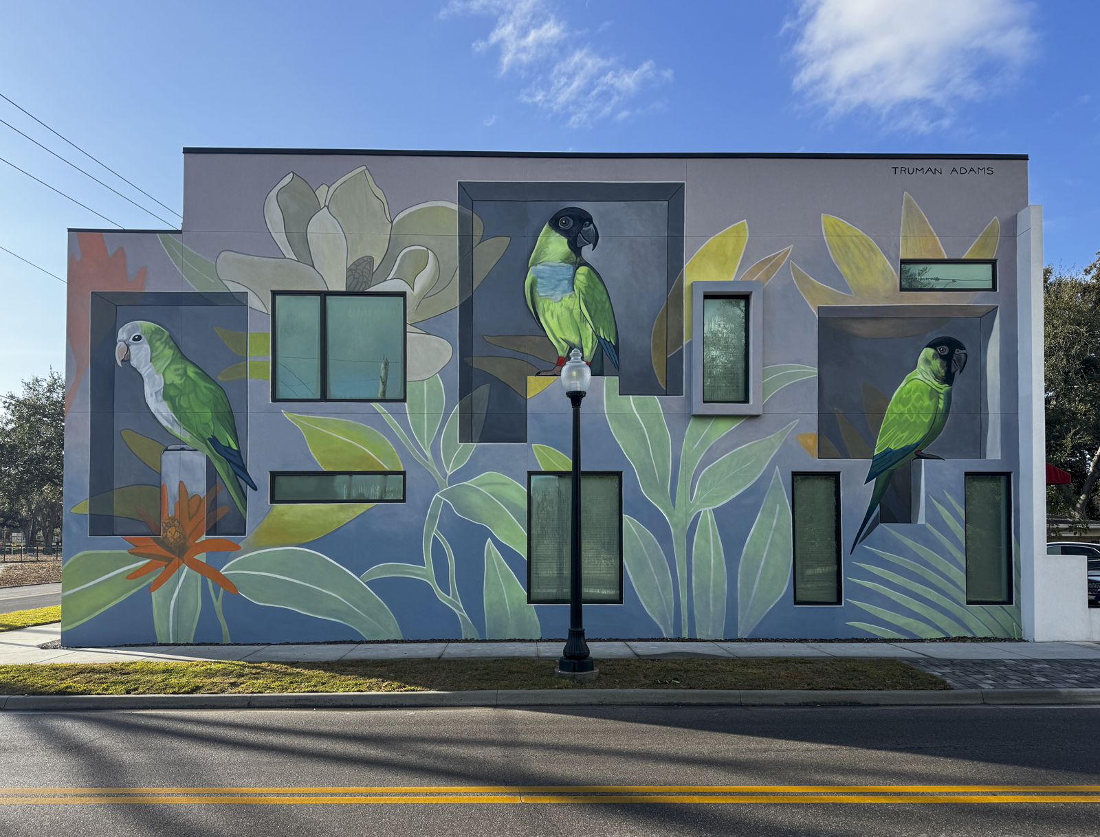 Niche Art by Truman Adams completed wall